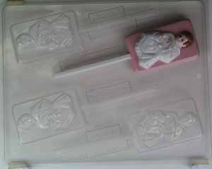 Baptism. Priest Holding Baby R005 Chocolate Candy Mold