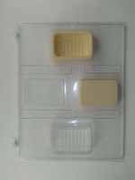Small blank rectangular pour box AO152