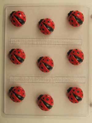 Small Ladybug truffles Bite Size Pieces AO208