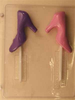 Ladies High Heel Shoe Lollipop Candy Mold AO258