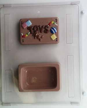 Toy box with wooden texture B059