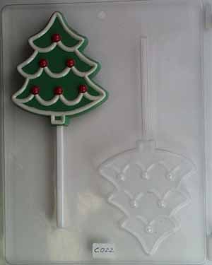 Medium-large outlined Christmas tree w/ round ornaments,C022