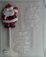 Medium-large cute Santa waving Lollipop C058