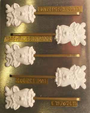 Cute Reindeer holly decoration Chocolate Lollipop Candy Mold C197