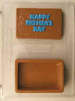 Happy Father's Day - with wooden texture F013