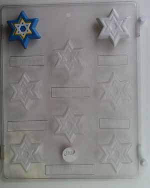 Small Jewish star mint J029