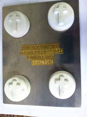 Cross on Cookie Mold R014 Religious Chocolate Candy Mold