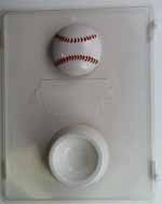 Baseball-shaped pour box. Baseball top. S055