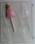 Princess figure in long ball gown w/ crown SPL044