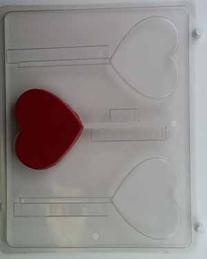 Medium flat heart V020