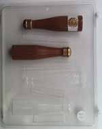 Small 3-D champagne bottle, 2 sets W008