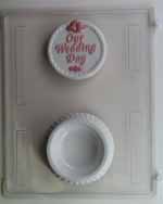 Trim, wedding bells, & Our Wedding Day lid & bottom W029