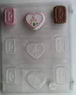 Rectangular & heart- shaped mints w/ To Love, To Honor, To Cherish W032